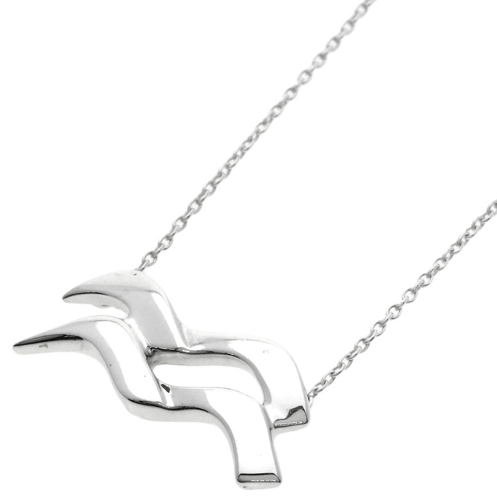 Tiffany Co Paloma Picasso Aquarius Necklace Sterling Silver